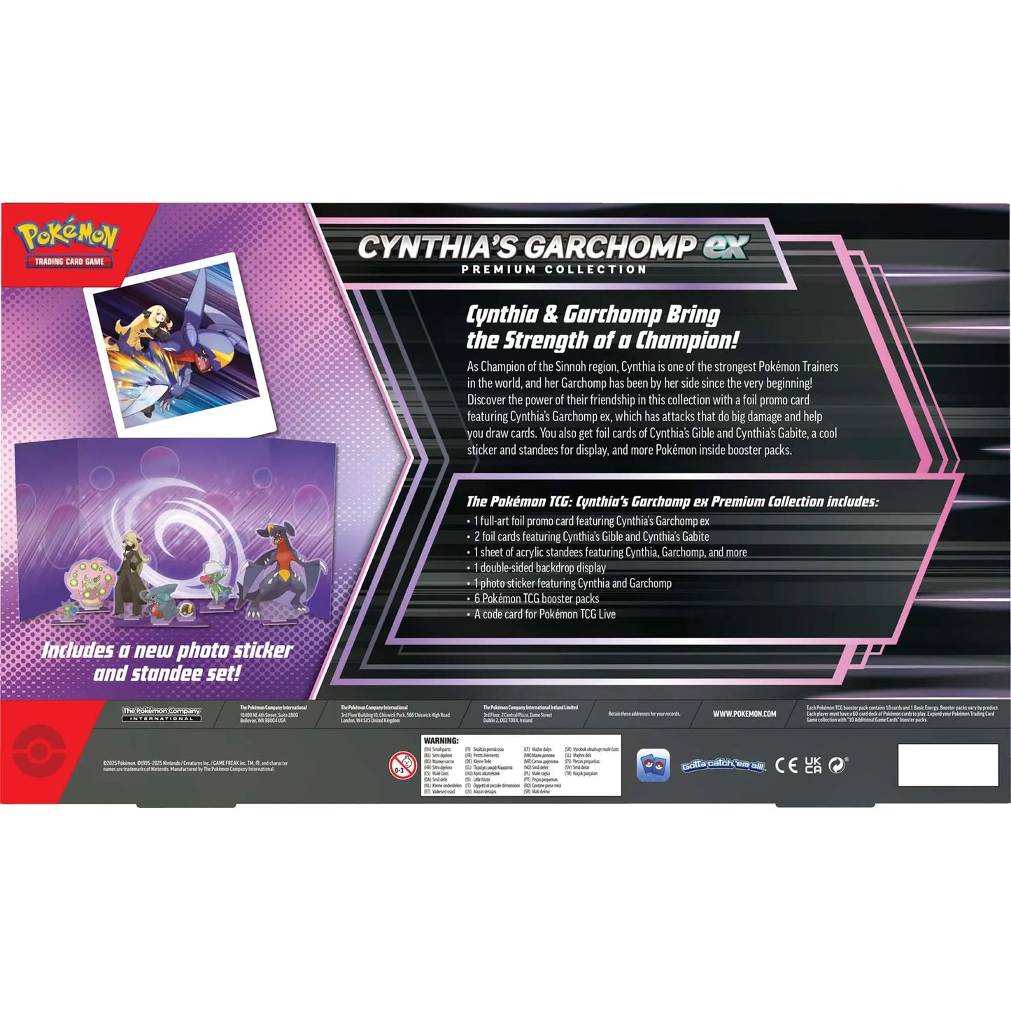Pokemon TCG: Cynthia's Garchomp ex Premium Collection