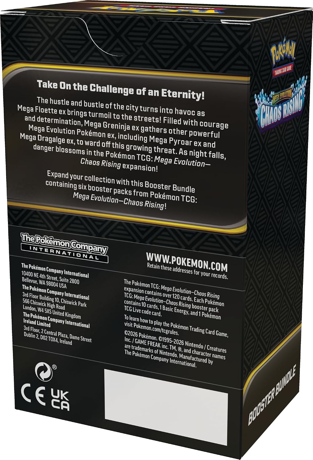 Pokemon TCG Mega Evolutions 4 Chaos Rising Booster Bundles