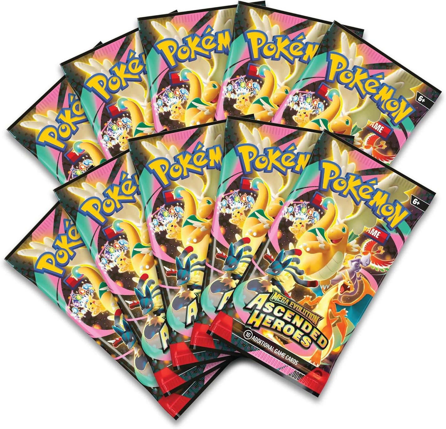 Pokémon TCG: Mega Evolution—Ascended Heroes Premium Poster Collection—Mega Gardevoir (1 Foil Promo Card, 1 Double-Sided Poster & 10 Booster Packs)