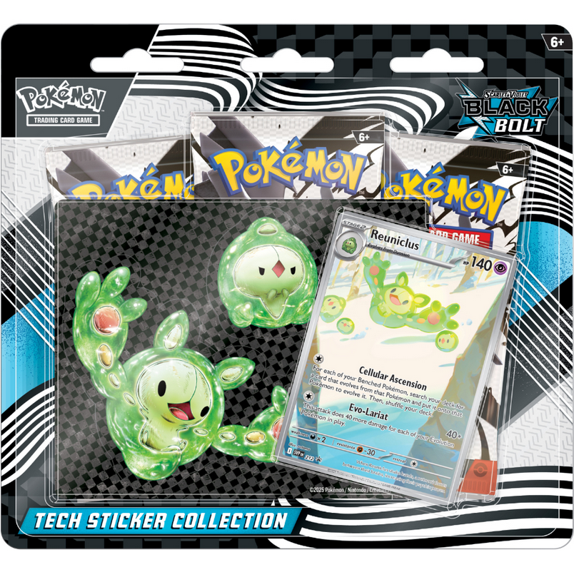 Pokemon TCG Scarlet & Violet 10.5 Black Bolt Tech Sticker Blister