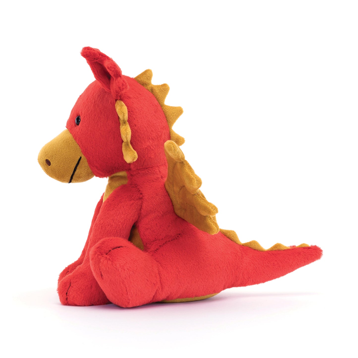 Jellycat Darvin Dragon Red & Gold 24x20x12cm