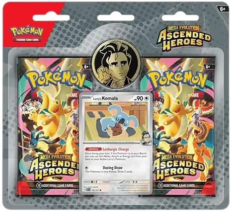 Pokemon TCG: Mega Evolution: Ascended Heroes: 2-Pack Blister