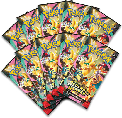 Pokémon TCG: Mega Evolution—Ascended Heroes Premium Poster Collection—Mega Gardevoir (1 Foil Promo Card, 1 Double-Sided Poster & 10 Booster Packs)