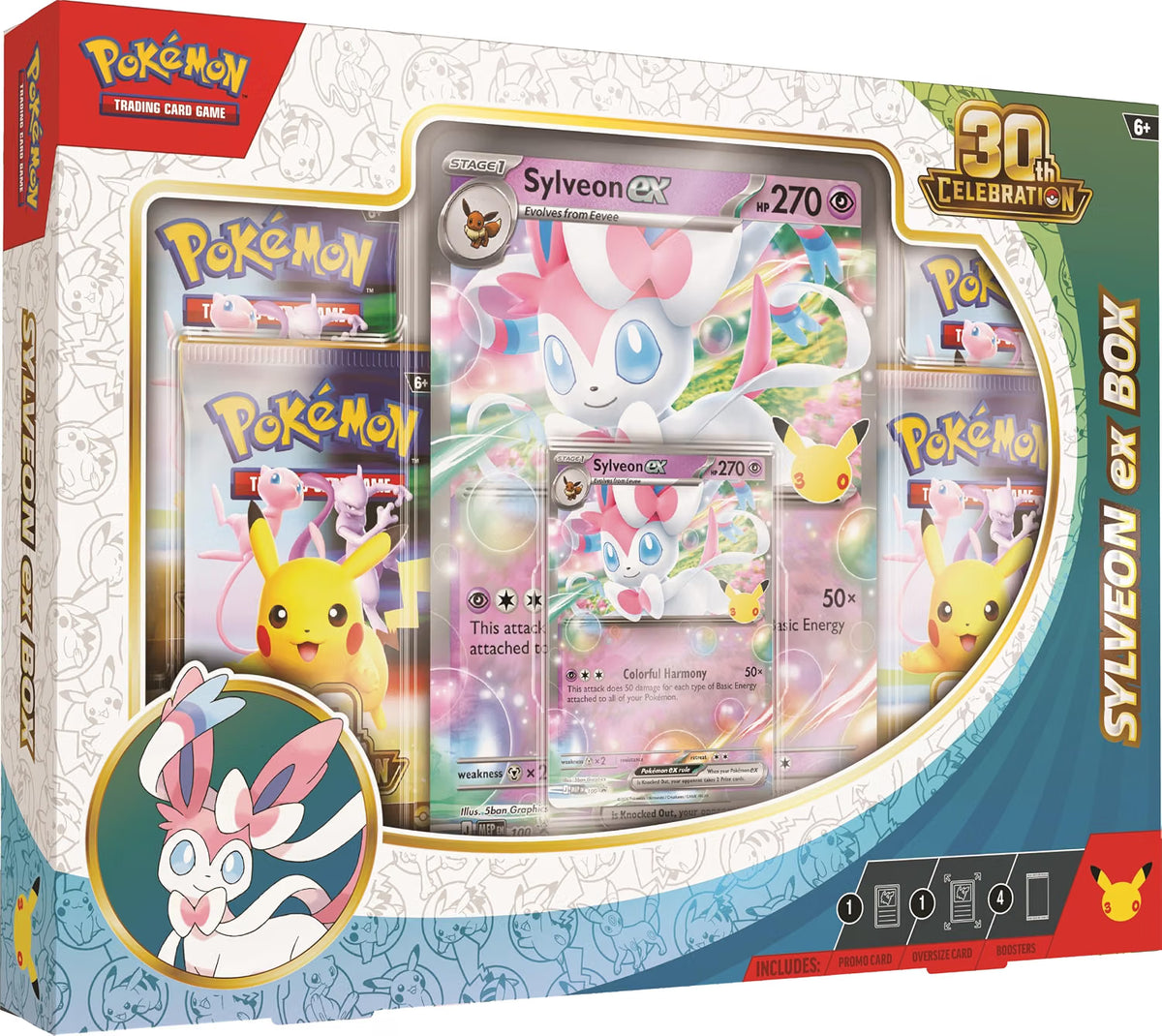Pokémon TCG: 30th Celebration Pokémon ex Box -- Set of 2 Boxes