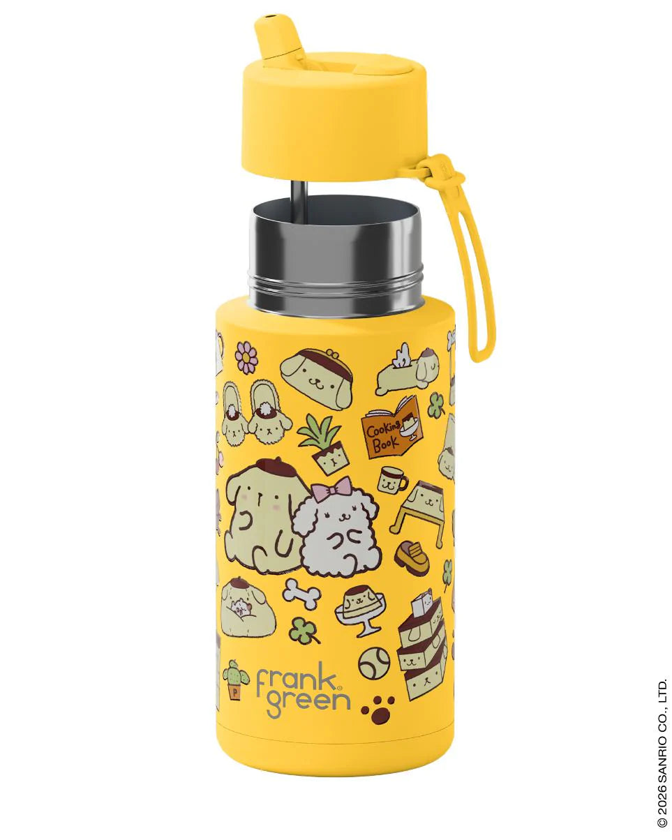 Frank Green Ceramic 34oz Bottle with Flip Straw Lid - PomPomPurin