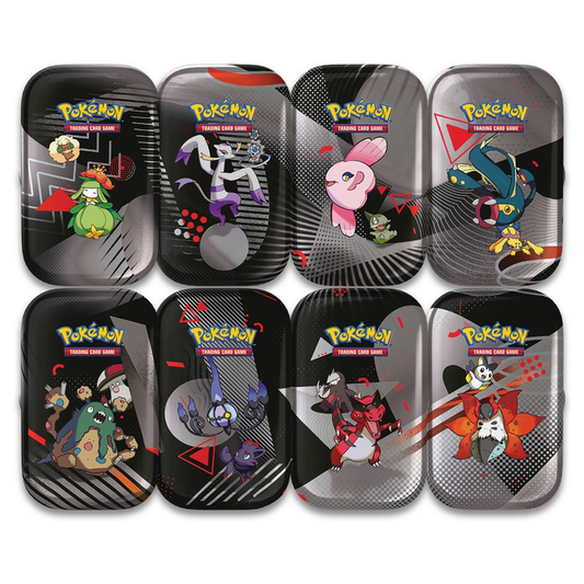 Pokemon TCG Scarlet & Violet 10.5 Unova Mini Tin set of 8 Factory sealed