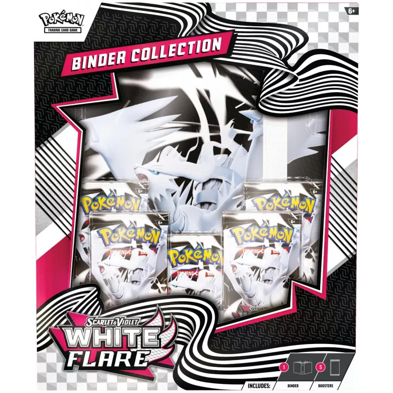 Pokemon TCG Scarlet & Violet 10.5 White Flare Binder Box