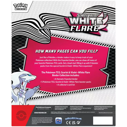Pokemon TCG Scarlet & Violet 10.5 White Flare Binder Box