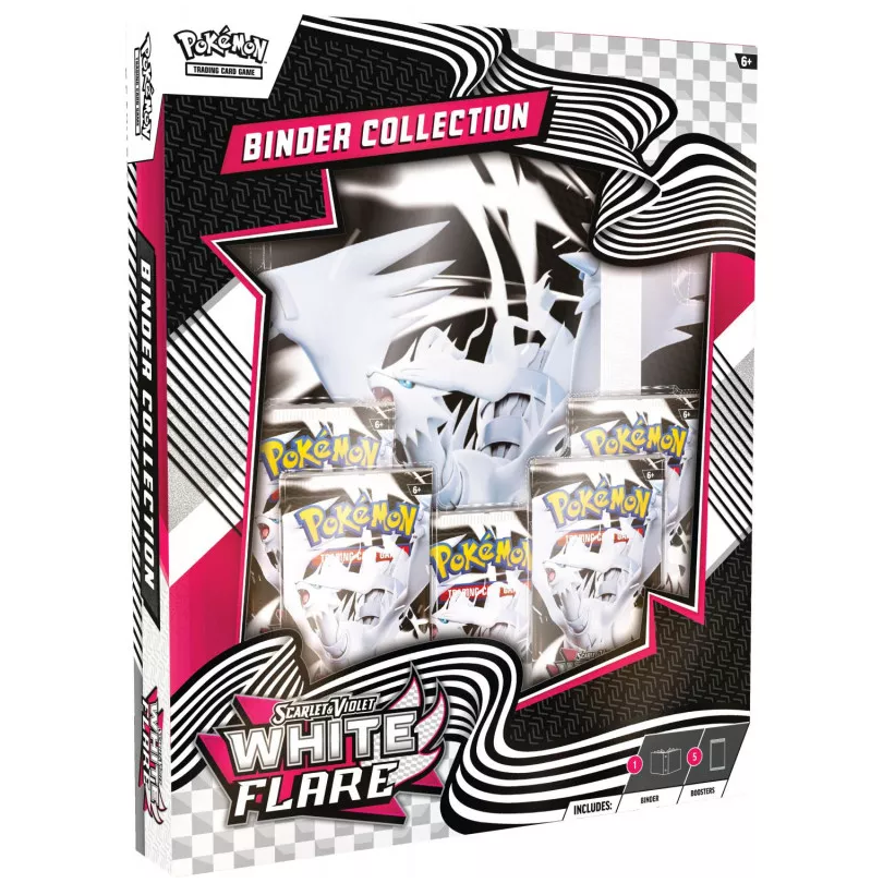 Pokemon TCG Scarlet & Violet 10.5 White Flare Binder Box