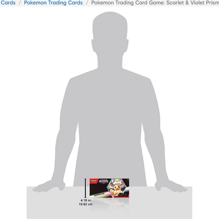 Pokemon TCG Scarlet & Violet 8.5 Prismatic Evolutions Surprise Box