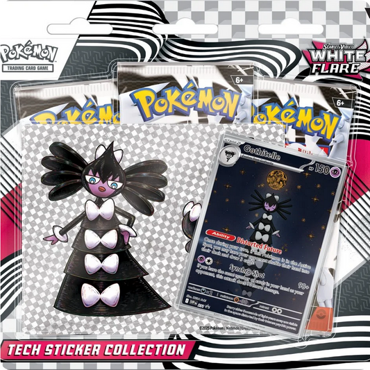 Pokemon TCG Scarlet & Violet 10.5 White Flare Tech Sticker Blister