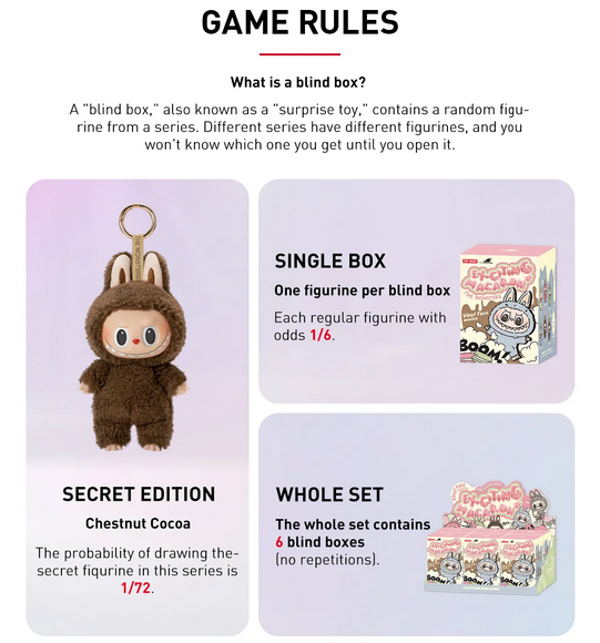 THE MONSTERS - Exciting Macaron Vinyl Face Blind Box