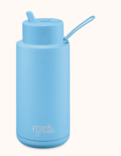 Frank Green Ceramic Reusable Bottle 34oz/1,000ml