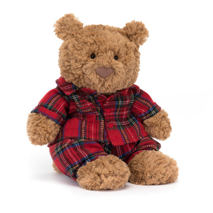 Jellycat Bartholomew Bear Bedtime Brown 8x12x26cm