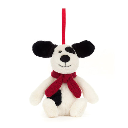 Jellycat Bashful Puppy Decoration Black 4x6x13cm