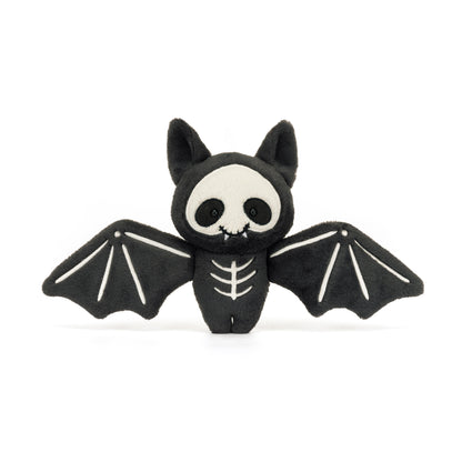 Jellycat Skelebat Jim Black & White 3x35x16cm